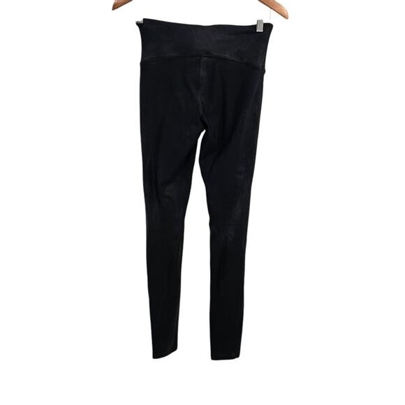 SPANX Leggings Womens Medium Black High Rise Slimming Shaping Tummy Control - Picture 3 of 7